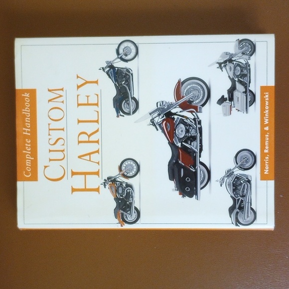 Harley-Davidson Other - Vintage "Custom Harley" Complete Harley-Davidson Hardcover Motorcycle Handbook